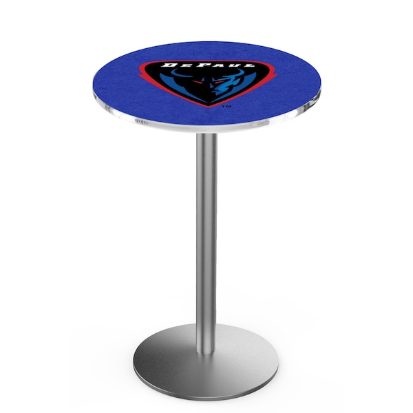 42" Stainless Steel DePaul Pub Table